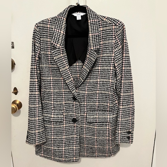 Old Navy Multi Colored Houndstooth Blazer | Sz. M | NWT - Picture 1 of 6
